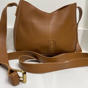 Brown leather bag
